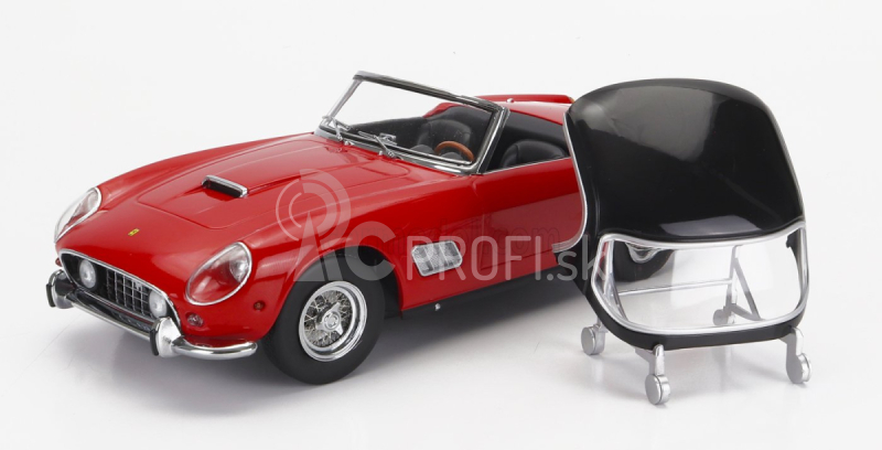 Ferrari 250gt California Spider v mierke kk s pevnou strechou 1960 1:18