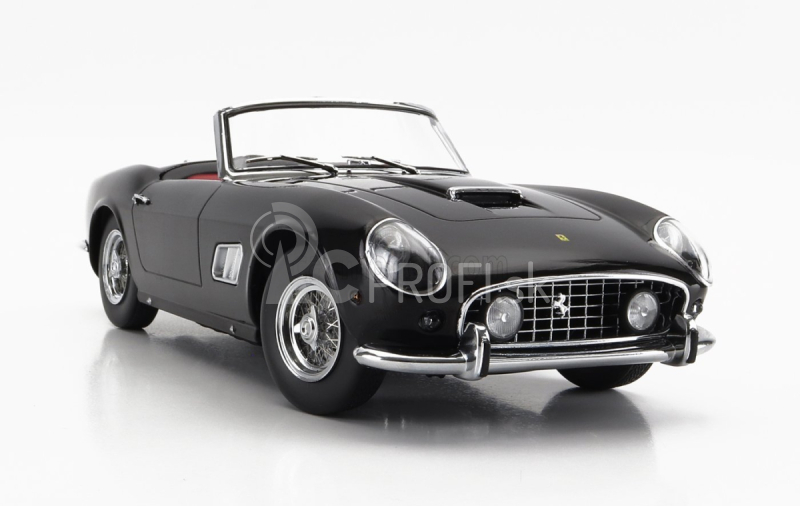 Ferrari 250gt California Spider v mierke kk s pevnou strechou 1960 1:18 čierna