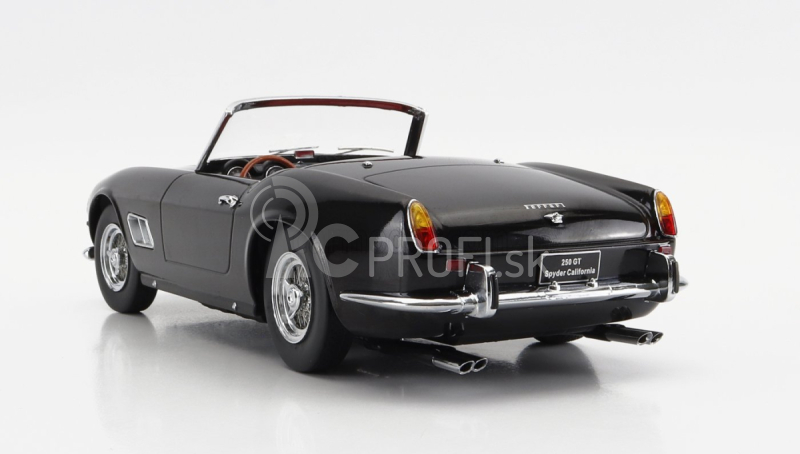 Ferrari 250gt California Spider v mierke kk s pevnou strechou 1960 1:18 čierna