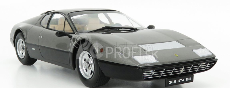 Ferrari 365 Gt4/bb 1973 v mierke 1:18 sivá