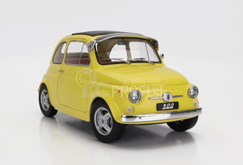 Fiat 500 F Custom 1968 v mierke 1:12 žltá