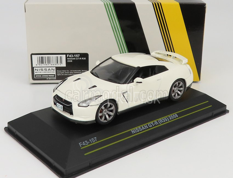 First43-models Nissan Gt-r (r35) Coupe 2008 1:43 Biela