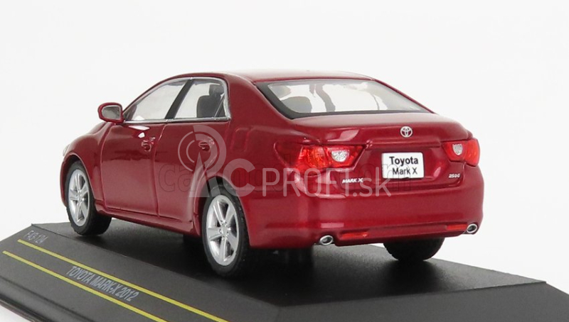 First43-models Toyota Mark X 2012 1:43 Tmavo červená