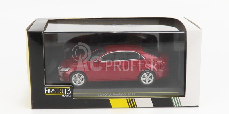 First43-models Toyota Mark X 2012 1:43 Tmavo červená