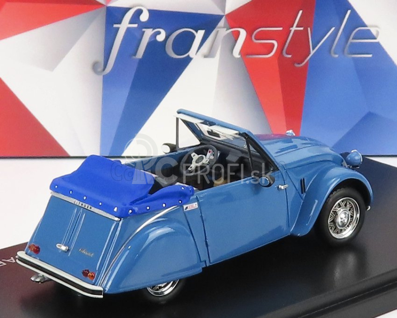 Franstyle Citroen 2cv Cabriolet Open 1954 1:43 Modrá