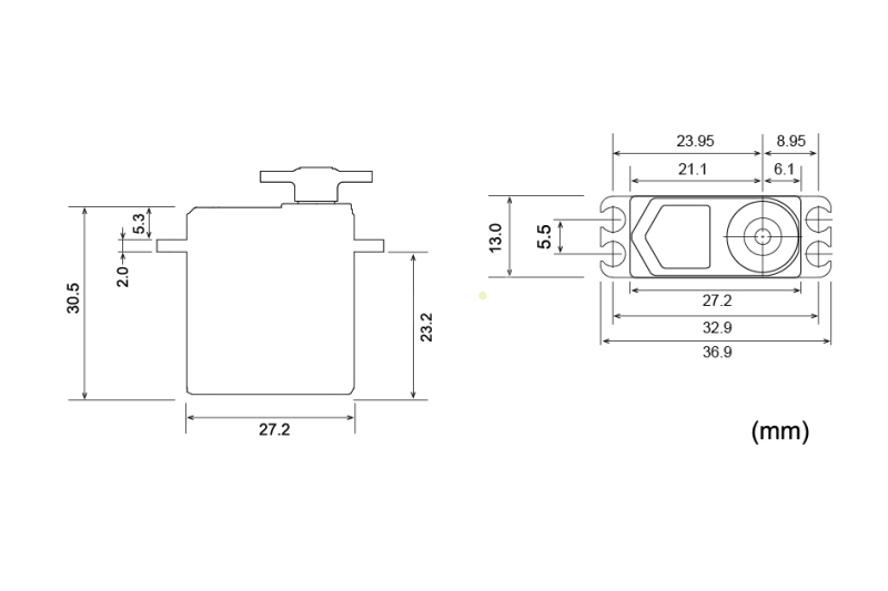 Futaba BLS-A600 (6,7 kg 0,09s/60°)