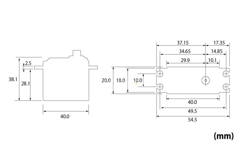 Futaba S-C300 (9,6 kg 0,12s/60°)