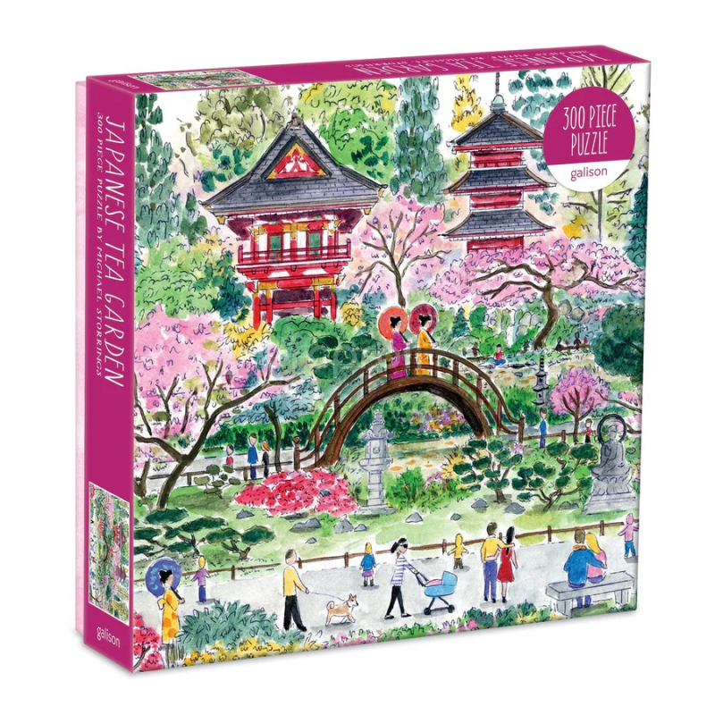 Galison Japonská čajová záhrada Puzzle 300 dielikov