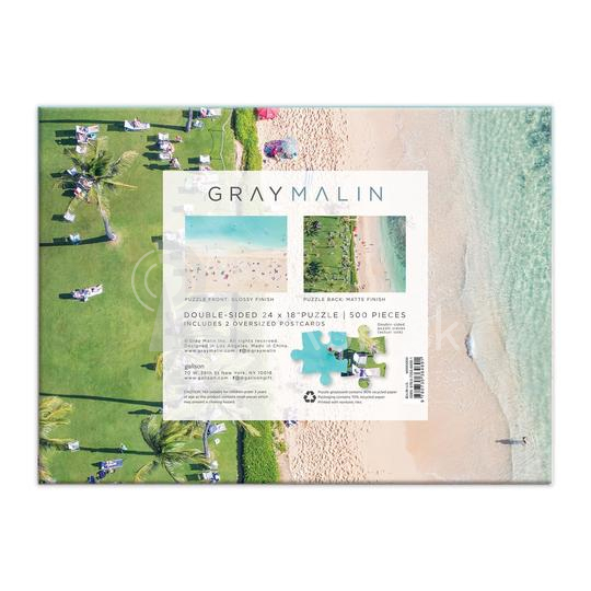 Galison Obojstranné puzzle Hawai Gray Malin 500 dielikov