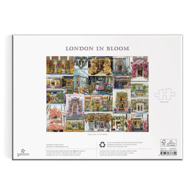 Galison Puzzle Blooming London 1000 dielikov Poškodené balenie