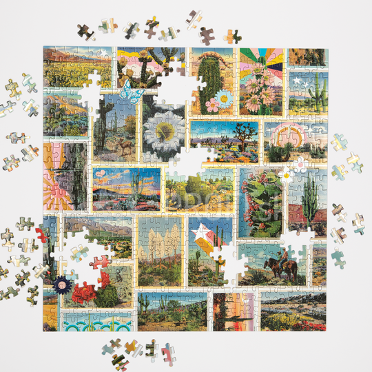 Galison Puzzle Farebná púšť 500 dielikov