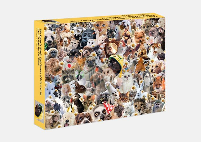 Galison Puzzle Happy Animals 500 dielikov