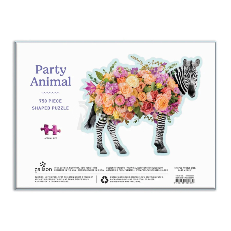 Galison Puzzle Party Animal 750 dielikov