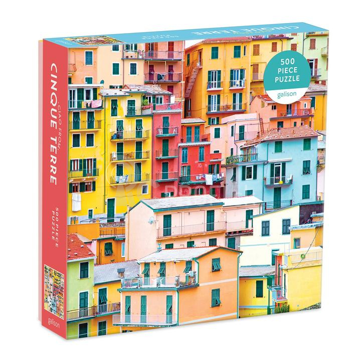 Galison Puzzle Pozdravy z Cinque Terre 500 dielikov