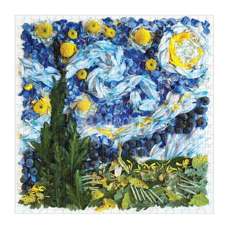 Galison Starry Night Petal Puzzle 500 dielikov