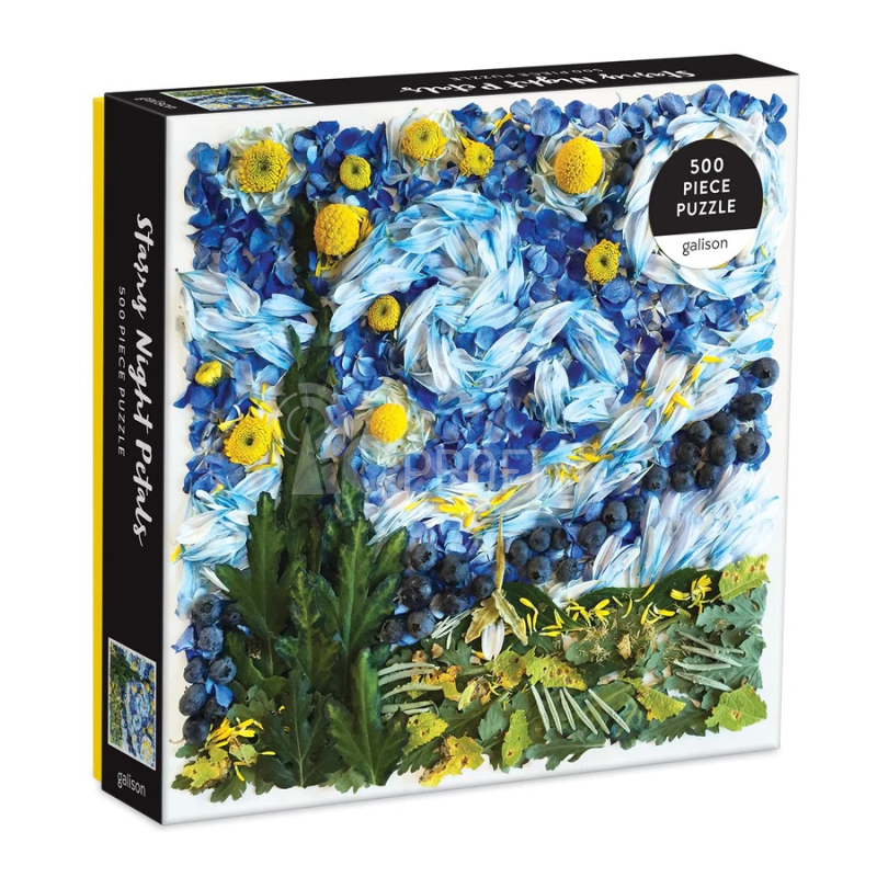 Galison Starry Night Petal Puzzle 500 dielikov