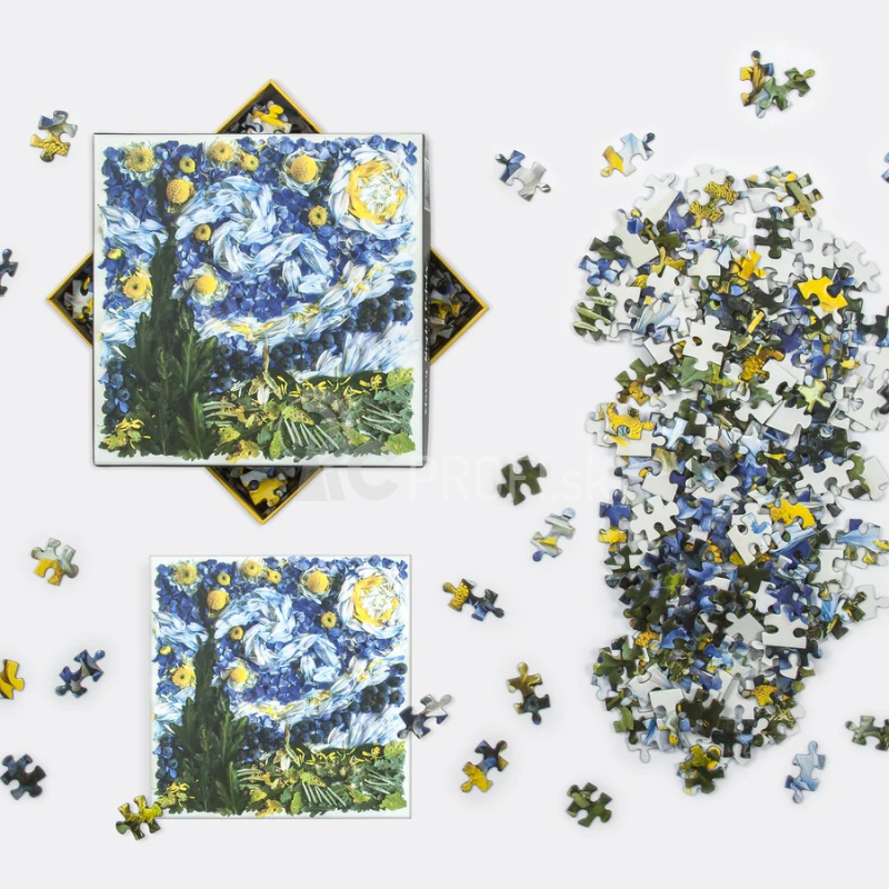 Galison Starry Night Petal Puzzle 500 dielikov