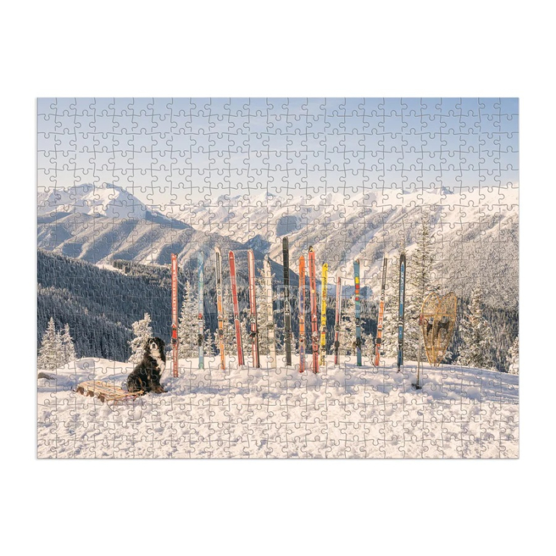 Galison Zimné prázdniny Puzzle 500 dielikov