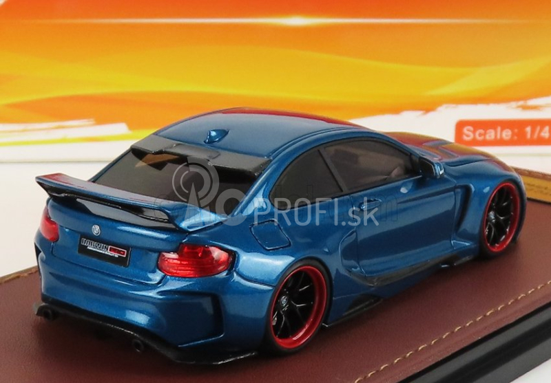 Glm-models BMW radu 2 M235i Darwinpro Mtc Black Sails Widebody 2015 1:43 Estoril Blue