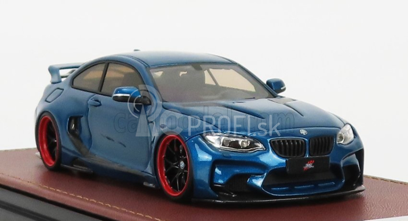 Glm-models BMW radu 2 M235i Darwinpro Mtc Black Sails Widebody 2015 1:43 Estoril Blue