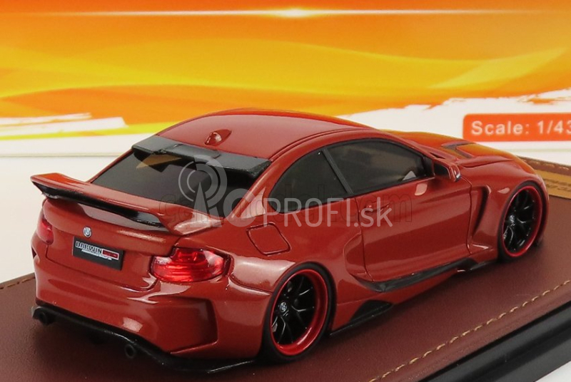 Glm-models BMW radu 2 M235i Darwinpro Mtc Black Sails Widebody 2015 1:43 Valencia Orange