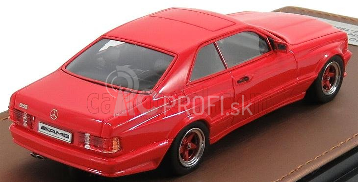 Glm-models Mercedes benz S-class 560sec 6.0 Amg (c126) Coupe 1984 1:43 Červená