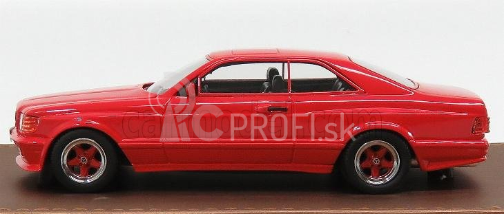 Glm-models Mercedes benz S-class 560sec 6.0 Amg (c126) Coupe 1984 1:43 Červená