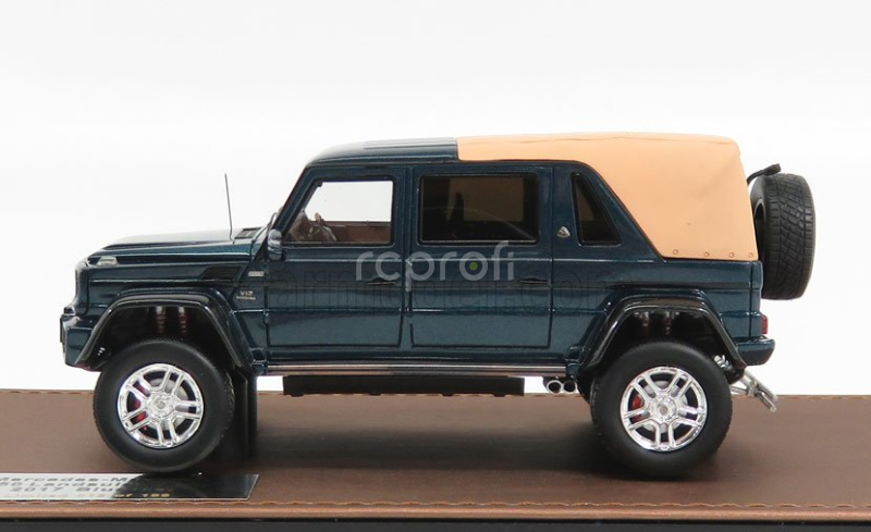 Glm-models Mercedes benz triedy G G650 Maybach Close Roof 2017 1:43 Designo Blue Met