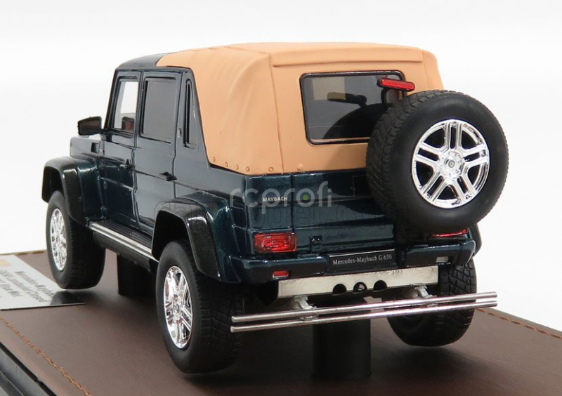 Glm-models Mercedes benz triedy G G650 Maybach Close Roof 2017 1:43 Designo Blue Met