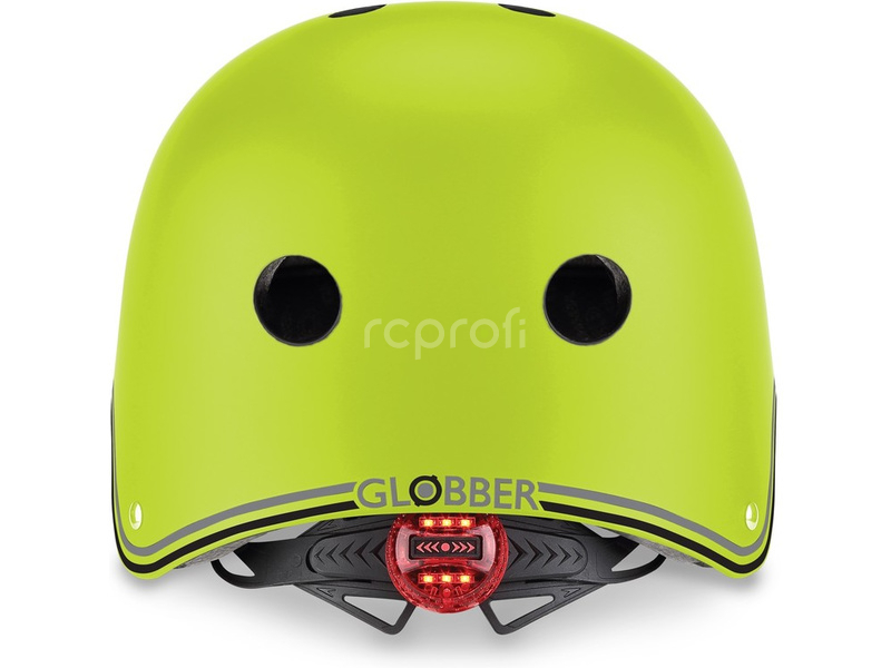 Globber – detská prilba Junior Primo Lights Lime Green XS/S