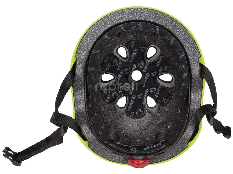 Globber – detská prilba Junior Primo Lights Lime Green XS/S