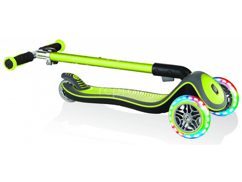 Globber - Scooter Elite Deluxe Lights Lime Green