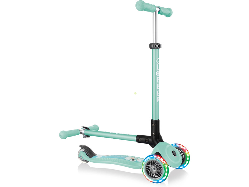 Globber - Scooter Primo Fantasy Skladacie svetlá teal