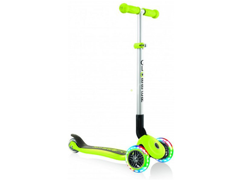 Globber - Scooter Primo Folding Lights pastelovo ružová