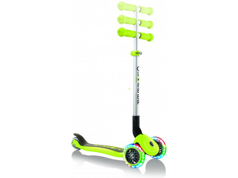 Globber - Scooter Primo Folding Lights pastelovo ružová