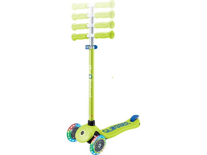 Globber - Scooter Primo Plus Lights V2 Fuchsia/Sky Blue