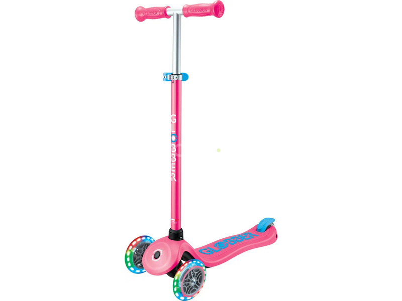 Globber - Scooter Primo Plus Lights V2 Fuchsia/Sky Blue