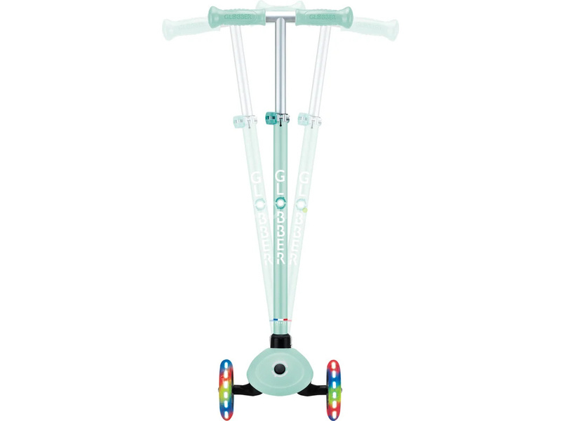 Globber - Scooter Primo Plus Lights V2 Fuchsia/Sky Blue