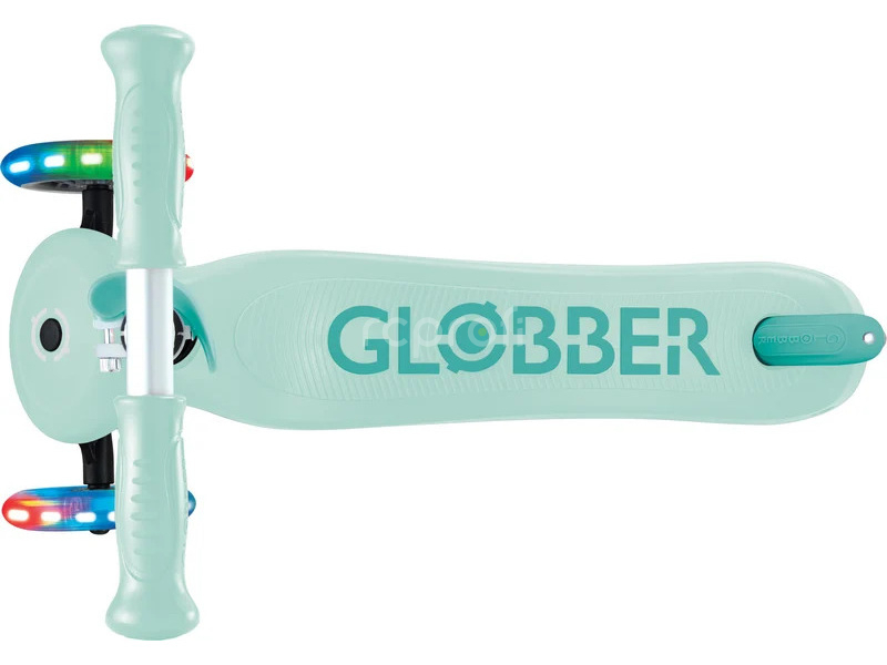 Globber - Scooter Primo Plus Lights V2 Fuchsia/Sky Blue