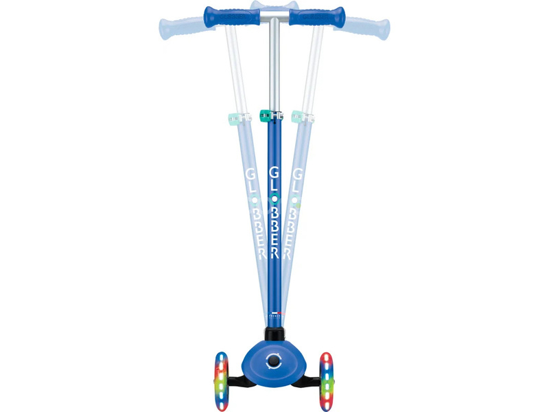 Globber - Scooter Primo Plus Lights V2 Fuchsia/Sky Blue