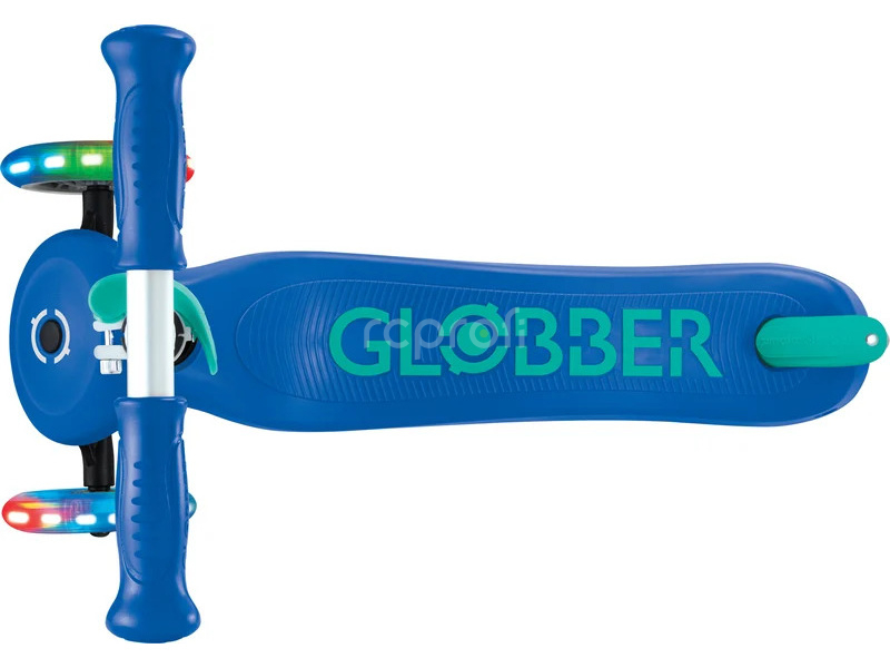 Globber - Scooter Primo Plus Lights V2 Fuchsia/Sky Blue