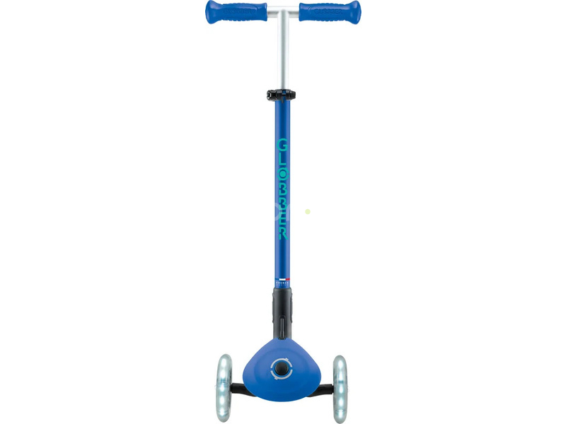 Globber - Scooter Primo Plus Lights V2 skladací Fuchsia/Sky Blue