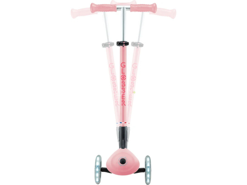 Globber - Scooter Primo Plus Lights V2 skladací Fuchsia/Sky Blue