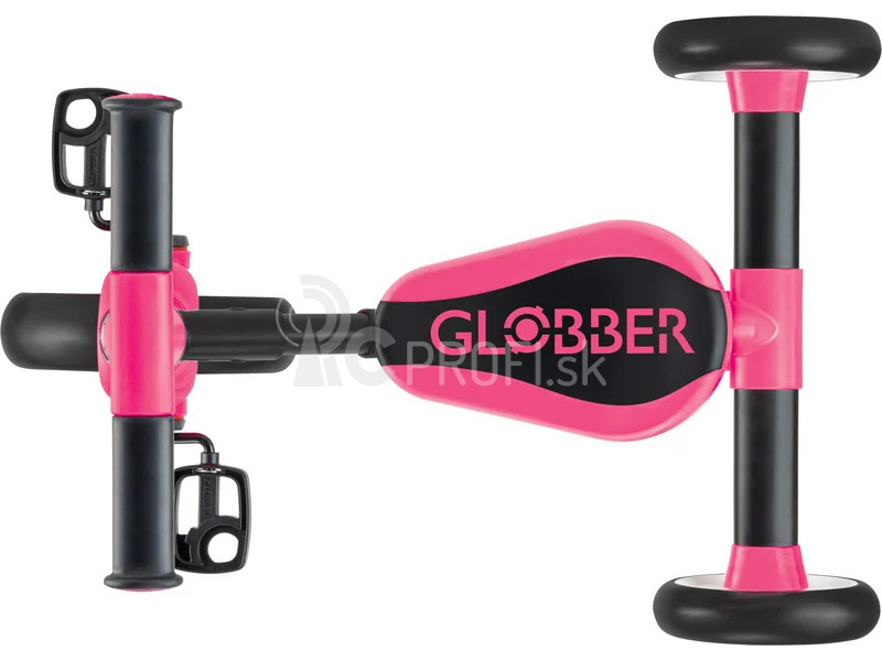 Globber - Trojkolka / kolobežka Learning Trike Fuchsia pink