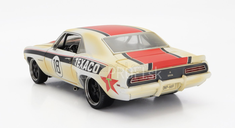 Gmp Chevrolet Camaro Rs Coupe N 18 Texaco Racing 1969 1:18 Biela červená čierna