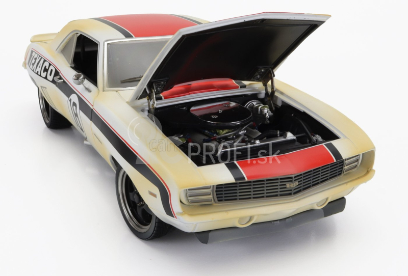 Gmp Chevrolet Camaro Rs Coupe N 18 Texaco Racing 1969 1:18 Biela červená čierna