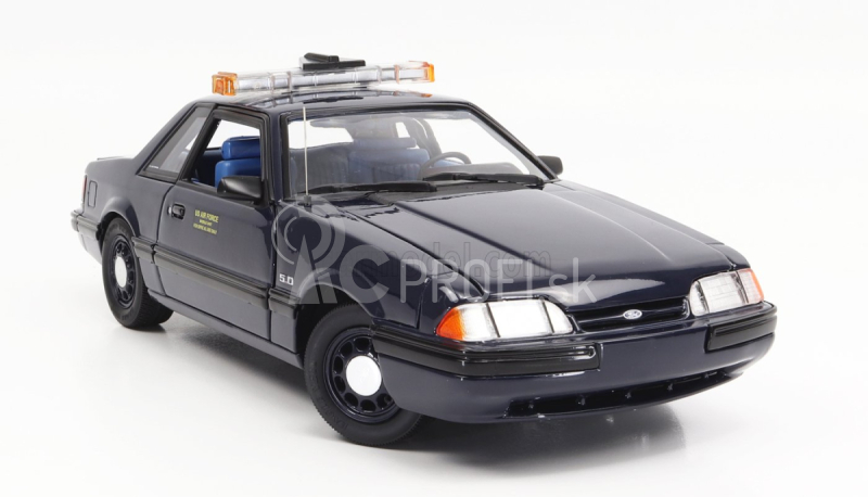 Gmp Ford usa Mustang 5.0l Ssp Police Dragon Chaser 1988 1:18 tmavomodrá