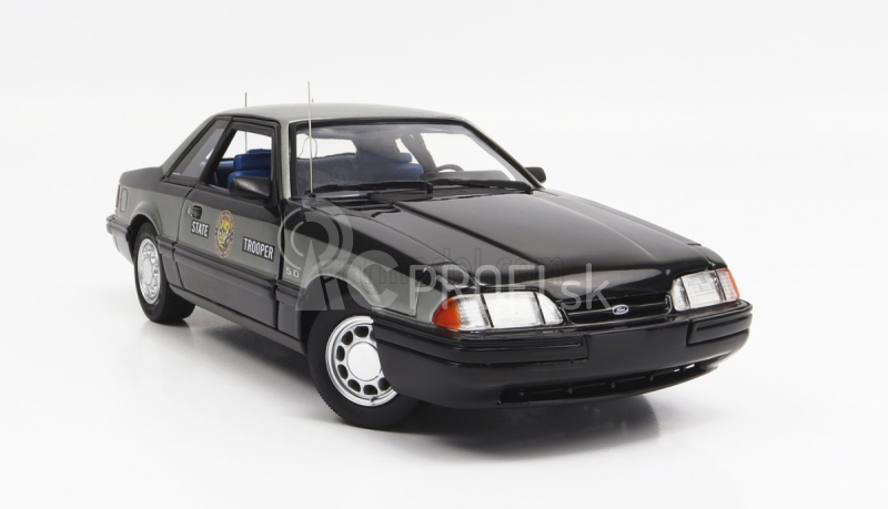 Gmp Ford usa Mustang 5.0l Ssp Police North Carolina Highway Patrol State Trooper 1993 1:18 Silver Black