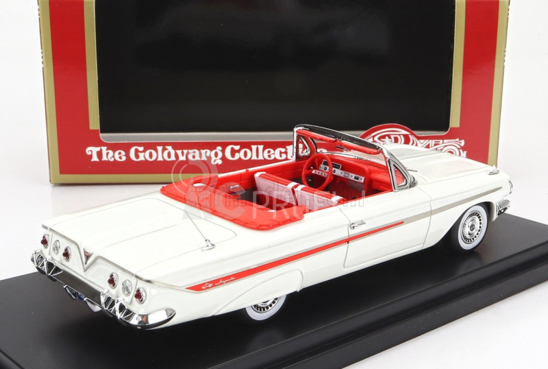 Goldvarg Chevrolet Impala Cabriolet otvorený 1961 1:43 biely