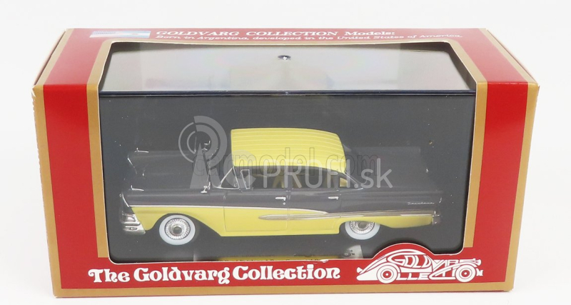 Goldvarg Ford usa 300 Custom 1958 1:43 žltá čierna